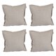 thumbnail image 1 of Cojin Decorativo Cuadrado Set de 4 Rivo Beige, 1 of 4
