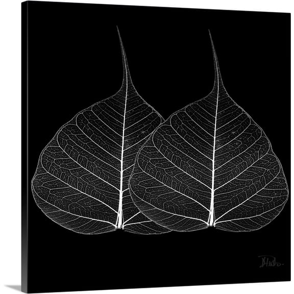Great BIG Canvas | "Minimalism in Black II" Canvas Wall Art - 16x16