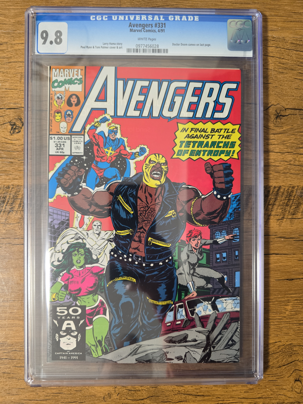 Cover of The Avengers #331
