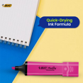 thumbnail image 4 of BIC 6x Marking Highlighter Flat Marker Neon Pink Modular Tip for Precise Highlighting, 4 of 7