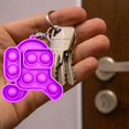thumbnail image 2 of Simple Sensory Toy Fidget Dimple Toy Keychain, Silicone Bubbles Flipping Board Toy, Stress Relief Dimple Fidget Toy for Concentration Training, Hand Exercise Educational Toy for Kids Adults (#33), 2 of 4