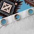 thumbnail image 4 of Manfei Bohemian Aztec Black Out Curtains for Children Teens Adults,Exotic Style Curtains Pack of 2 (42x63 Each),Hippie Tribal Bedroom Curtains,Ultra Soft Home Decor, 4 of 6