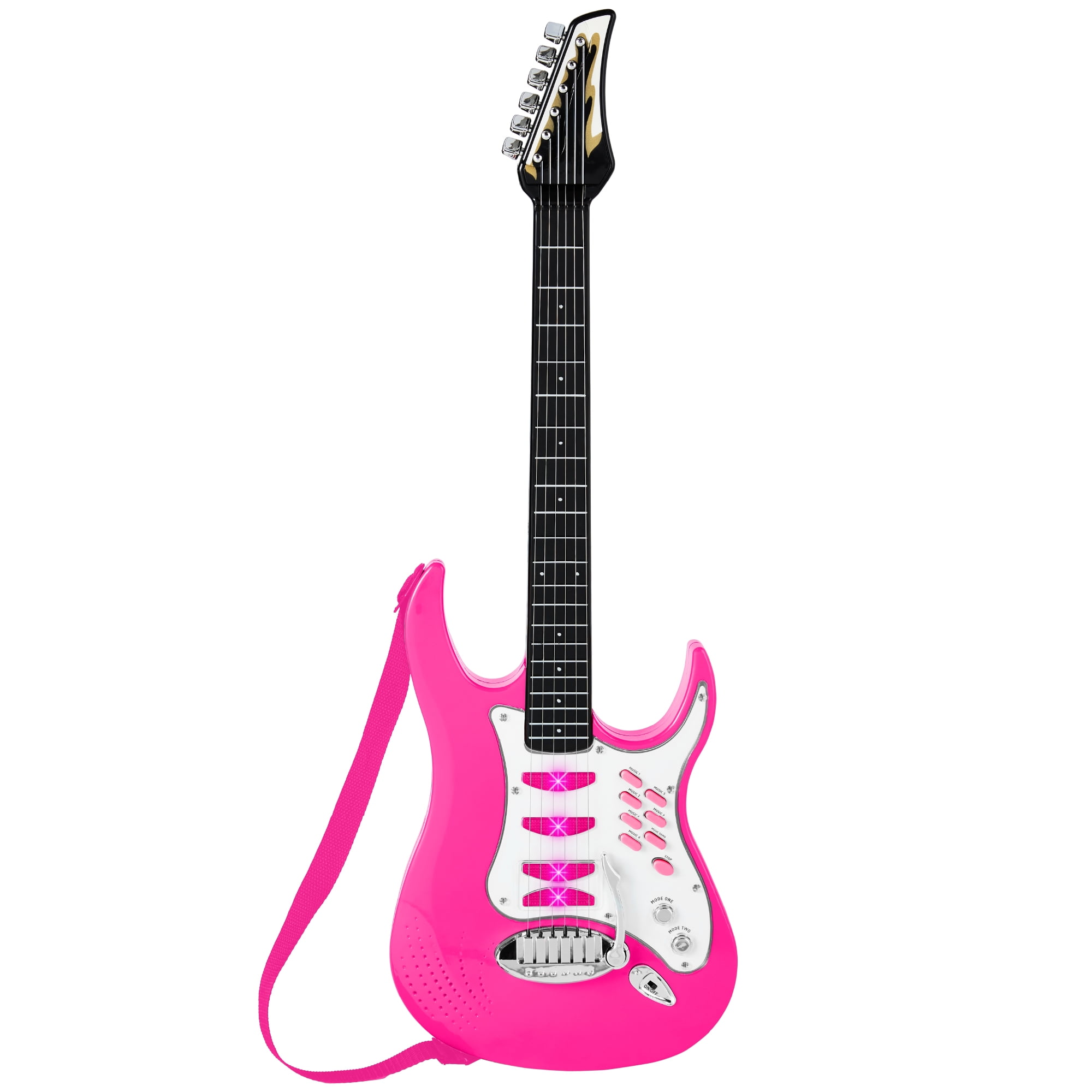 Best Choice Products Kids Electric Guitar Play Set w/ 6 Best Choice Products Kids Electric Guitar Play Set w/ 6