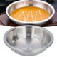 thumbnail image 1 of De Acero Inoxidable, Platos Redondos De Metal Profundo De Grado Alimenticio 304 Para Platos Principales, Carne A La Parrilla, Postre, Ensalada, Fruta, 1 of 7
