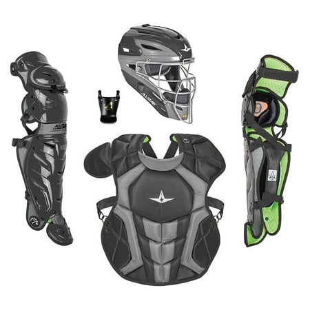 All-Star Sports S7 Axis Ages 9-12 Protective Baseball Catchers Gear Black All-Star Sports S7 Axis Ages 9-12 Protective Baseball Catchers Gear Black