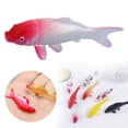 thumbnail image 2 of ZTTD 1 Pcs Figurines Miniatures de Poissons Koi Faux Poissons Rouges Décorations pour Bricolage Aquarium Maison de Poupée Jardin Miniature Statues de Carpe Réalistes pour Aménagement Paysager Créatif, 2 of 9