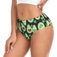 thumbnail image 2 of Fotbe Avocado Heart Calzones Estampados para Mujer – Ropa Interior de Algodón, Cómoda, Suave y Elástica-Large, 2 of 6