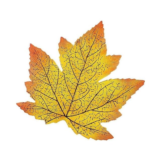 pitrice 11 Colors Artificial Maple Leaves Fake Fall Leaf Events Party Shower Decor D