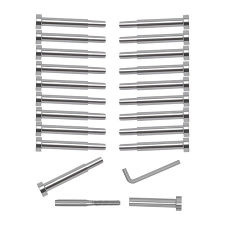 

Miumaeov 20Pcs Stainless Steel Swage Threaded Tensioner End Fittings 3/16 Cable Railing