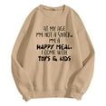 thumbnail image 5 of Women’S Sweatshirt Long Sleeve Sweatshirt for Womens Pullover Sweatshirts Khaki Womens Sweatshirt Cute Fall Sweatshirts Women'S Fashion, 5 of 5