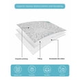 thumbnail image 5 of Turquoise White Floral Twin XL Size Down Alternative Comforter,Lightweight Comforter Quilt Bedding Set with Pillow Shams Elegant Chrysanthemum Farmhouse All Seasons Bed Comforter Duvet Insert 68"x98", 5 of 7