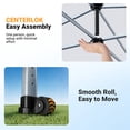 thumbnail image 2 of CHITOOMA 10 x 10ft Pop up Canopy Tent, Instant Outdoor Shelter Easy Portable Straight Leg Canopy Tent, Orange, 2 of 12