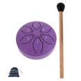 thumbnail image 3 of Miangastore 1 Ensemble Mini Tambour Portable pour Enfants 6 Notes Tambour à Langue Petit Instrument de Percussion Mini Tambour de Pluie Tambour pour Enfants, 3 of 8