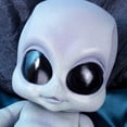 thumbnail image 3 of Poupée Alien Bébé Réaliste en Vinyle Dur 14 Pouces/35cm, Vinyle Détaillé à la Main, 3 of 4