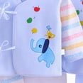 thumbnail image 6 of Paguaki Preemie Baby Boy Girl Clothes Baby 5-Piece Set 5PCS Tops Hat Pants Set Baby Bib Sock Layette Sets, 6 of 6