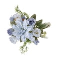thumbnail image 1 of Mightlink 1 Bouquet Artificial Flower Non-fading Not Wither No Watering Faux Silk Dahlia Flower Bridal Flower Bouquet for Wedding, 1 of 7