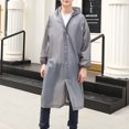thumbnail image 3 of 2 sets of outdoor hiking one-piece raincoat adult non-disposable raincoat EVA thickened breathable raincoat, 3 of 5