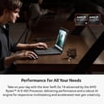 thumbnail image 5 of Acer - Swift Go 16 AI - Copilot+ PC - 16" WUXGA Touchscreen Laptop - AMD Ryzen AI 9 465 2026 - 32GB Memory 1TB Storage - Obsidian Black, 5 of 5