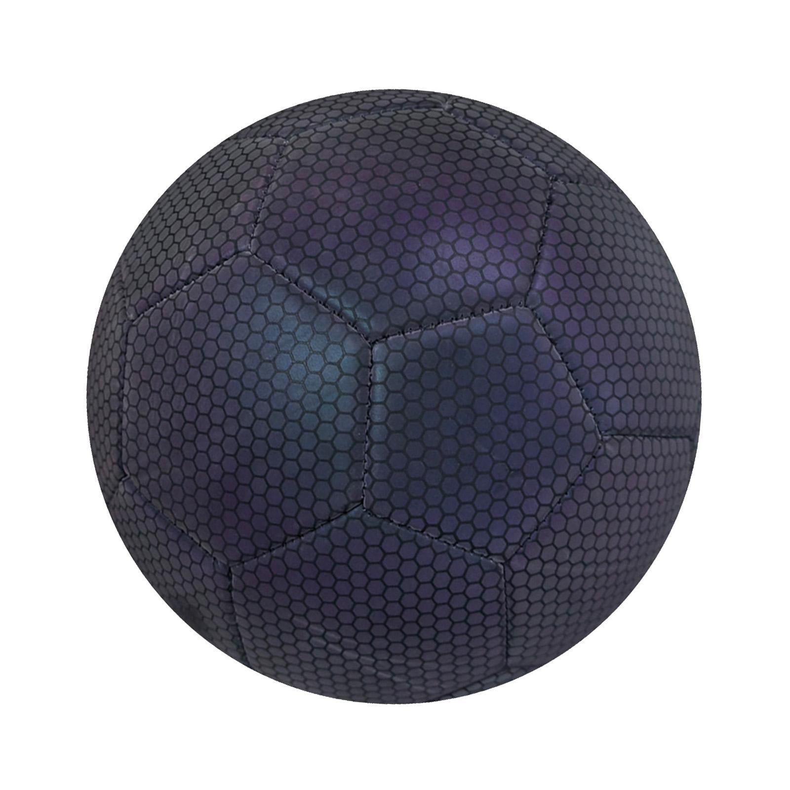 Baoblaze Holographic Reflective Soccer Ball Professional Luminous Official Match Ball