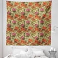 thumbnail image 1 of Flower Tapestry, Love From Past Vintage Retrospective Hand Drawn Botanic Style of Illustration, Fabric Wall Hanging Decor for Bedroom Living Room Dorm, 5 Sizes, Multicolor, by Ambesonne, 1 of 1