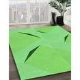 thumbnail image 3 of Ahgly Company Machine Washable Indoor Rectangle Transitional Emerald Green Area Rugs, 7' x 10', 3 of 7