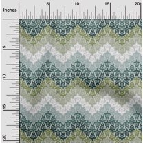 oneOone Cotton Cambric Dark Teal Green Fabric Turtle Block Quilting Supplies Print Sewing Fabric By The Yard 56 Inch Wide