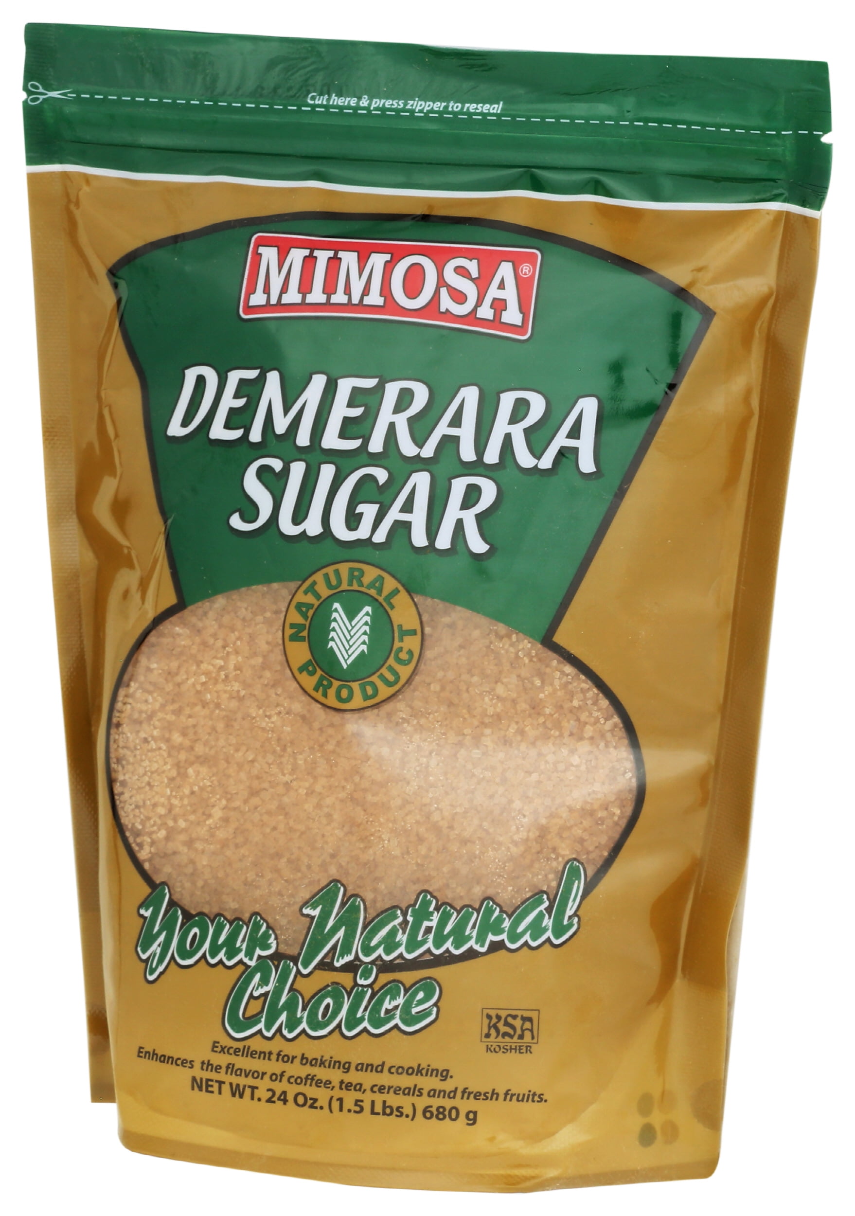 Pack of 12, Mimosa Demerara Sugar, 1.5 lb