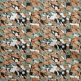 thumbnail image 1 of oneOone Georgette Viscose Orange Fabric Asian Japanese Koi Fish Craft Projects Decor Fabric Printed by The Yard 42 Inch Wide, 1 of 4