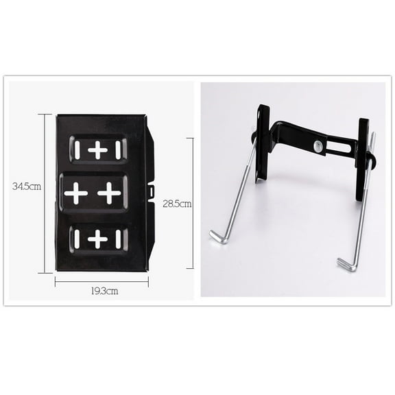 MLINS 23CM Large Adjustable Car Vehicle Battery Holder Battery Hold Bracket Battery Mount Case
