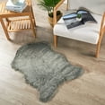 thumbnail image 5 of Home Soft Things Faux Fur Rug - Drizzle grey - 24" x 36", 5 of 8