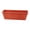 Vermilion, variant on Small Rectangular Plastic Planter, 17 Inch Window Box Vegetable Pot with Tray & Drainage Holes, Indoor Outdoor Flower Herb Planter for Garden Patio Balcony, Mint Green