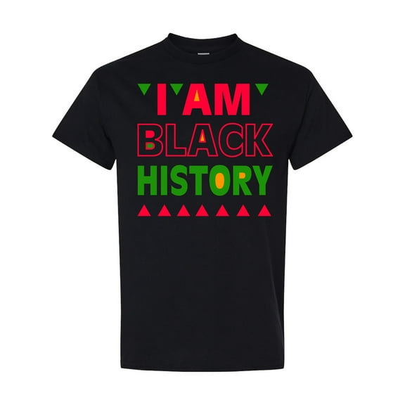 Inktastic I Am Black History T-Shirt