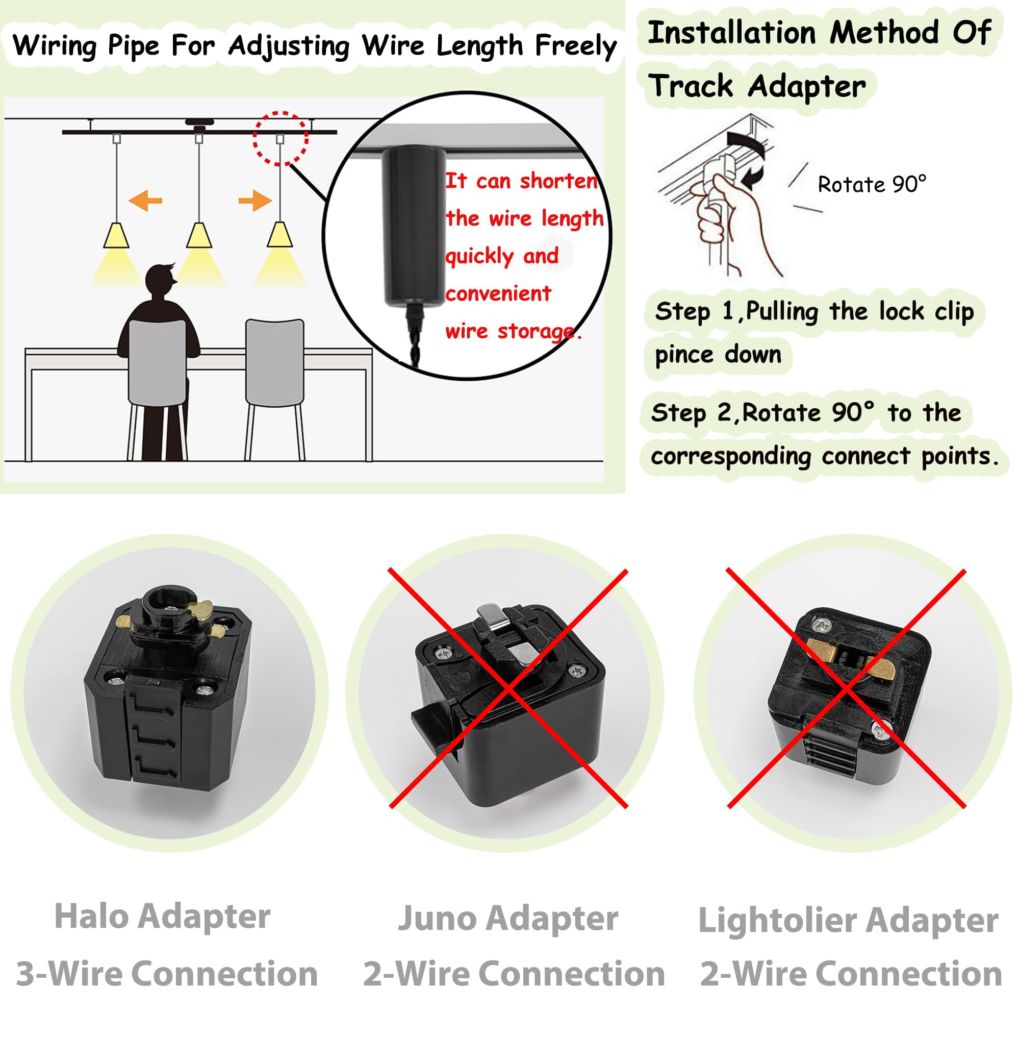 KAYYELAMP Black Metal Cone Shade Inner Gold Track Lighting H-Type 39.3 Inches Woven Black Adjusted Cord Remote RGB Warm Light Vintage Track Lamp for Kitchen Dining Table Loft