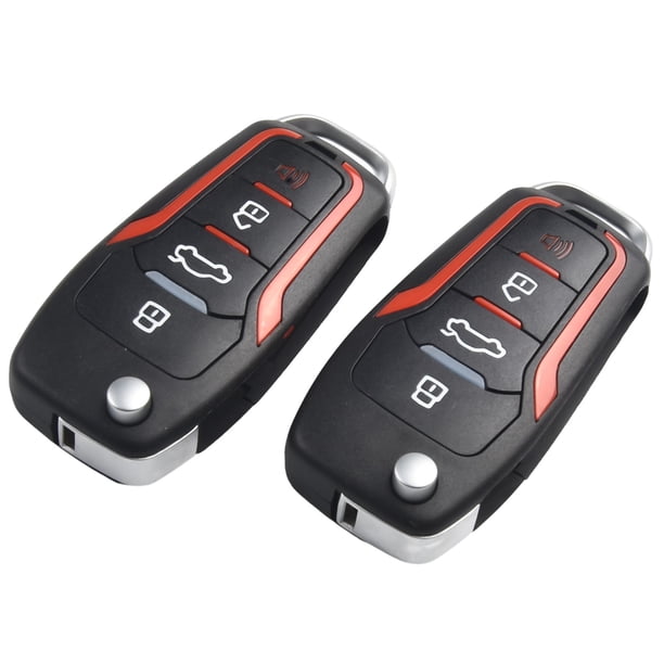 Kit Système D'Alarme Voiture Avec Télécommande - Démareur à Distance, Alarme Vibration, 6 Fonctions