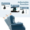 thumbnail image 4 of Homhum Classic Boss Office Chair, High Back Faux Leather Swivel Desk Chair, Adult, Dark Blue, 4 of 7