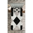 thumbnail image 3 of Ambesonne Marble Print Quilted Bedspread Set 2 Pcs, Marble Effect, Twin Size, Black Beige, 3 of 3