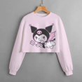 thumbnail image 1 of Nouveau Chandail Court à Capuchon Imprimé pour Filles Hello Kitty d'Automne et d'Hiver, Décontracté, Dessin Animé, Vêtements pour Enfants, Haut Confortable HOEMLIN, 1 of 7