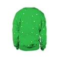 thumbnail image 4 of IROINNID Reduced Crew Neck Pullover Sweatshirts Comfy Christmas Clothing Loose Tops Christmas Day Long Sleeve Graphic Print Sweater,Green, 4 of 4