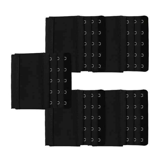 5Pcs Bra Extender 5 Hooks Elastic Bra Band Soft Adjustable Bra Strap Hook Strap Free Size