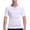 White, variant on Men's Body Shaper Slimming Shirt Tummy Vest Thermal Compression Base Layer Slim Muscle Short Sleeve Shapewear