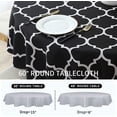 thumbnail image 7 of Elegant Trellis Print Indoor Tablecloth Waterproof, Spillproof Polyester Fabric Table Cover for Banquet Holidays, 7 of 7