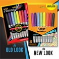 thumbnail image 3 of BIC Intensity Fashion Permanent Markers, Fine Point, Assorted Colors, 8-Count, 3 of 8