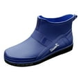 thumbnail image 2 of KANG Water Shoes Men's Dining Car Washing Low Top Work Shoes Kitchen Shoes Rain Boots Collar Gardening Boots Ultra Lightweight Portable Garden Shoes, 2 of 7