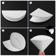 thumbnail image 1 of 100 PCS 9cm Dia Premium Discs Medium Flow Rate Qualitative Filter Paper (White), 1 of 1