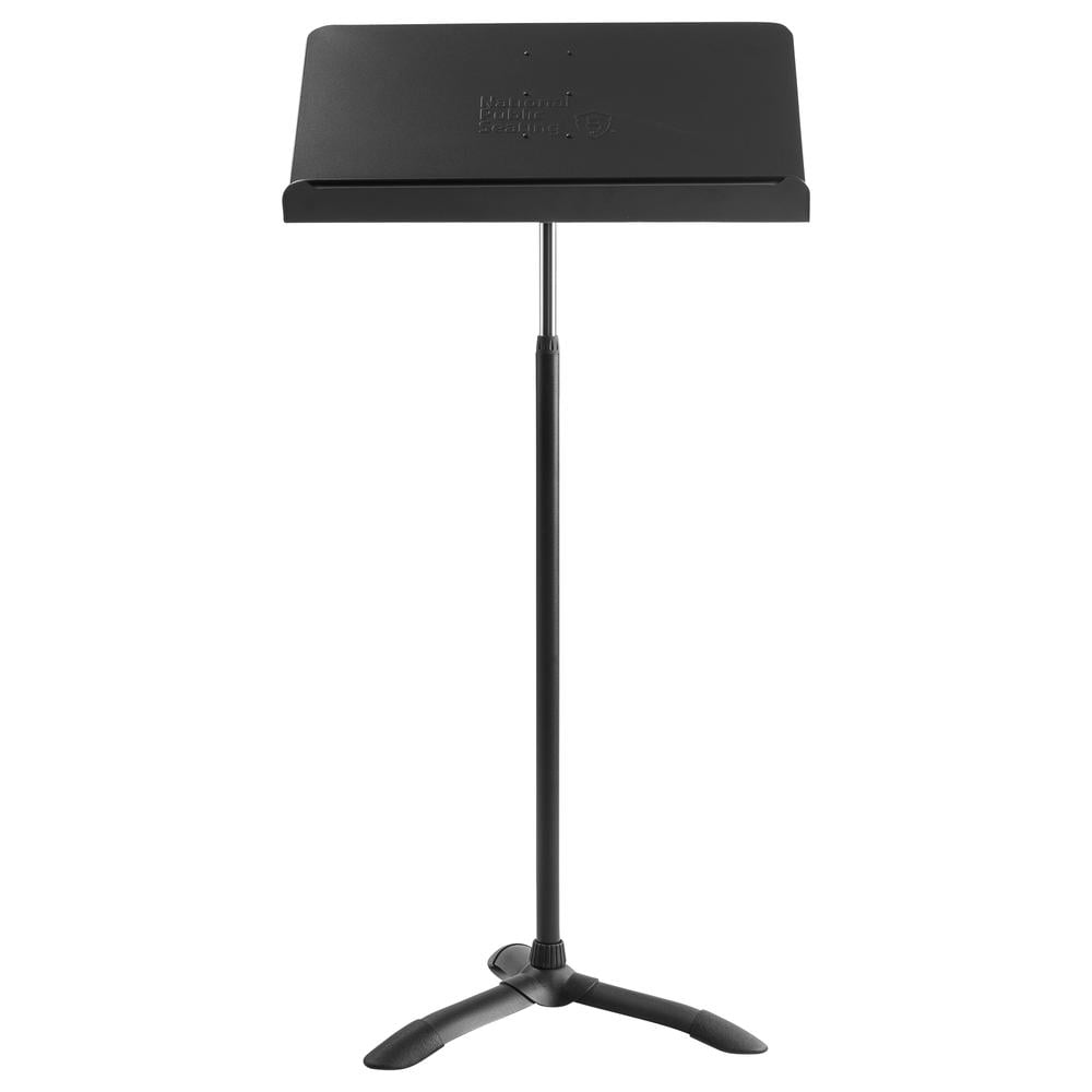 National Public Seating NPS® 82MS Melody Music Stand, Black
