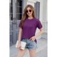 thumbnail image 4 of Camisetas de Corta con Encaje para Mujer, Estilo Ejecutivo, Color , Talla L, 4 of 9