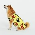 thumbnail image 4 of LNWH Feet Foot Prints Pattern Dog Clothes, Breathable Warm Cotton Pet Clothes 5X-Large, 4 of 8