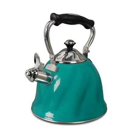 

Mr. Coffee Alderton 2.3-Quart Stainless Steel Tea Kettle with Lid Multi-Size...