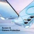thumbnail image 4 of Dteck with Screen Protector Case for Samsung Galaxy S25,Compatible with Mag-Safe Slim TPU+PC Full-Body Stylish Shockproof Protective Transparent Cover,Blue, 4 of 6