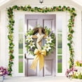 thumbnail image 2 of YWIYIUD 1PC Happy Easter Door Cover Easter Decorations, 71x35 Inch Easter Rabbit Eggs Door Banner Welcome Easter Banner Spring Theme Rabbit Door for Front Door Wall Indoor Outdoor Home Decor, 2 of 5